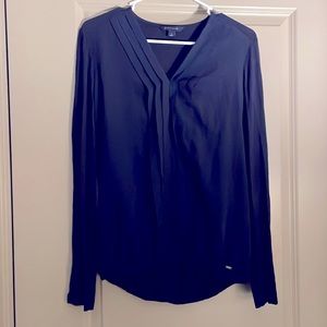 Tommy Hilfiger navy blue blouse, size medium